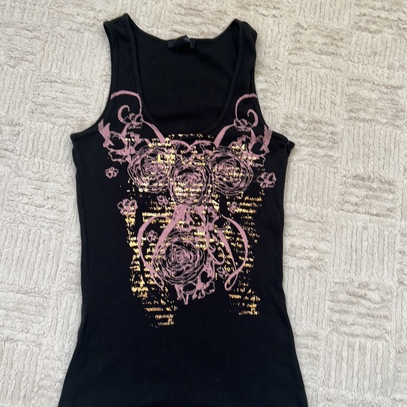 Express tank 100% cotton Medium EUC - Picture 1 of 16